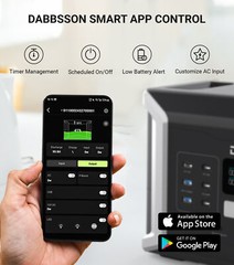 Dabbsson 1024Wh 2000W Power Station Portable Solar Generator + 210W Solar Panel
