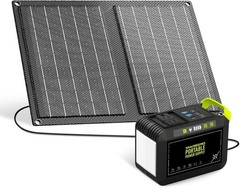 MARBERO 88.8Wh Portable Power Station, Solar Generator, 21W Panel Included