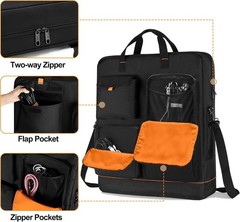 Padded Solar Panel Storage Bag with Bright Lining – Protect & Organize Outdoors