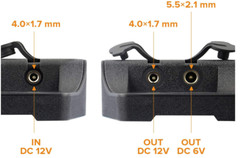 Trail Camera Solar Panel, WingHome Solar Battery Charger Kit 12V/1A 6V/1.5A