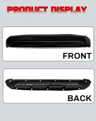Hood Molding Compatible with 2014-2021 Toyota Tundra Hood Scoop Gloss Black F…