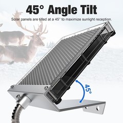 6V Waterproof Solar Panel Battery Charger for Efficient Deer Feeder Power