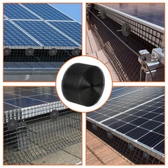 🔝6inx50/100/120 FT 1/2″PVC Coated Solar Panel Bird Guard,Critter Guard Wire Mes