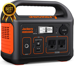 Portable Power Station 293Wh Lithium Battery Solar Generator Camping Backup