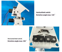 DC Dual-Axis Solar Tracking Robot All-Metal Heavy-Duty High Torque Equipment