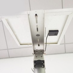 Space Saving Photovoltaic Panel Wall Mount Parenthesis Permanent Plan
