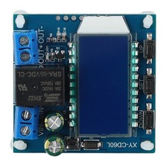 Control For Batteries LCD Screen Low Voltage Protects The Load Control