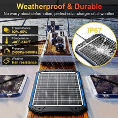 Solar Battery Trickle Charger Maintainer Built-in Intelligent MPPT Controller