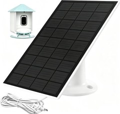 Type-C Solar Panel Charger for Birdfy Feeder Camera, 9.8ft Charging Cable, IP65