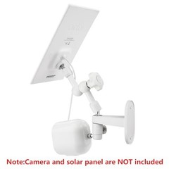 2-in-1 Adjustable Wall Mount for Solar Panel & Arlo Security Cameras, Max Sunlig