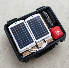 USB Solar Panel Power Bank for Outdoor Camping Hiking Phone Charger