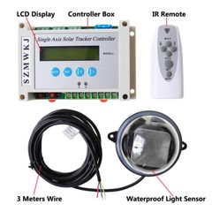 LCD Single Axis Solar Tracker DIY Kit -14″ Linear Actuator + Tracking Controller