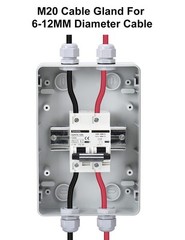 DC 100 Amp Breaker Outdoor Disconnect Miniature Circuit Breaker for Solar Pa