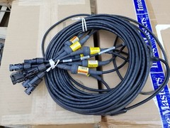 First Solar Panel Extension Cable Harness 4X2 MC4 69ft 10awg Y type T splitter