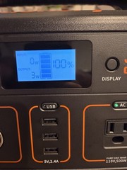 Jackery Portable Power Station Explorer 500 Outdoor Solar Generator Battery Pack