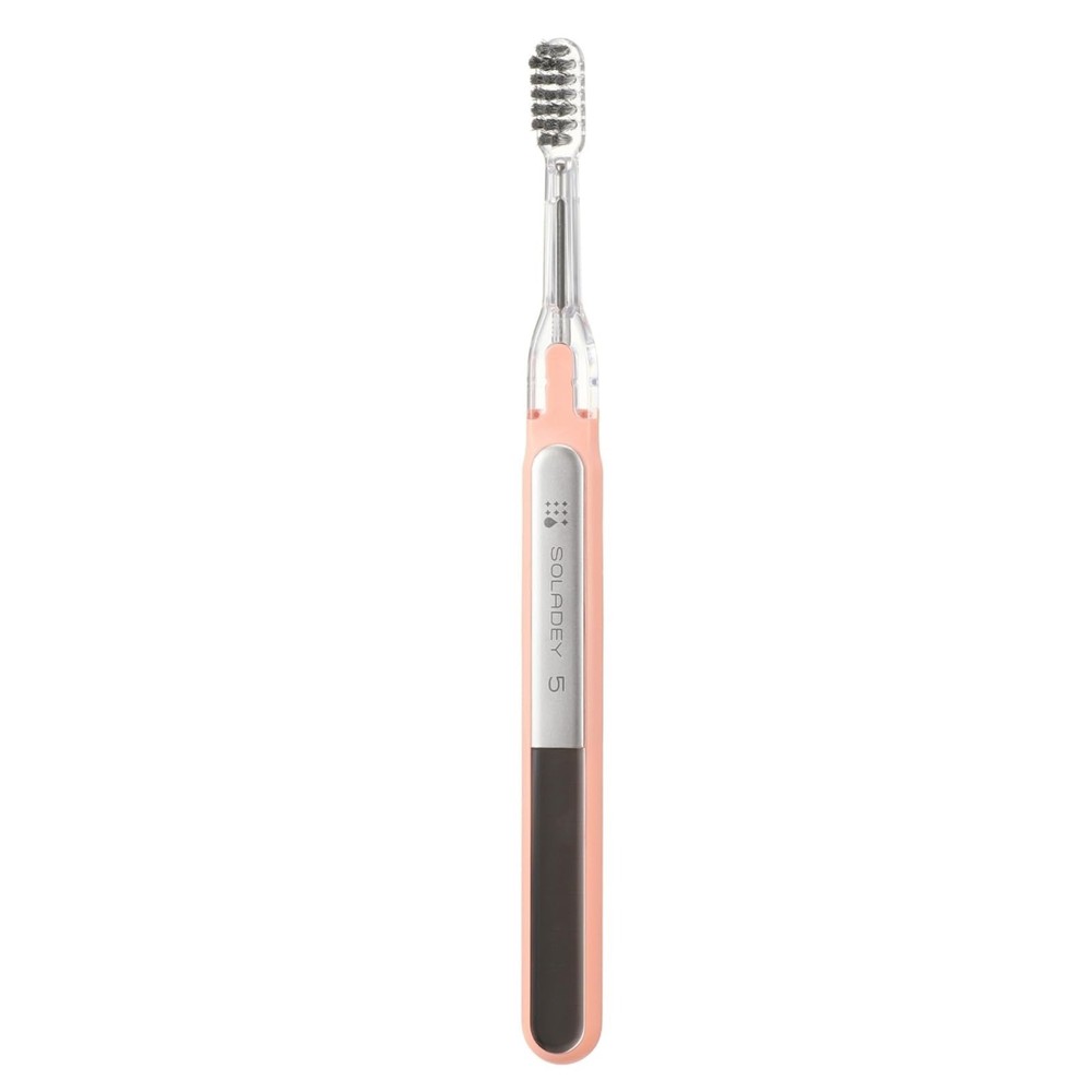 Soladey5 Ionic Toothbrush Pink Solar Powered TiO2