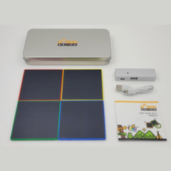 Solar Panel Brick USB Kit Portable Camping Power Battery Outdoor Educational Use