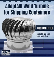 Wind Turbine 4 Shipping Containers Designed for Conex Container WE SHIP OVERSEAS