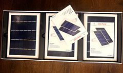 Wasserstein Solar Panel Kit 3-Pack 2W 5V Micro USB Outdoor Weather Resistant