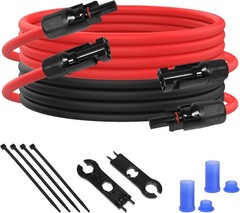 10AWG Solar Extension Panel Cable – 10FT Solar Wire with Solar Panel Adaptor Kit