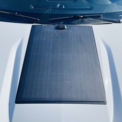 Lensun 60W Hood Flexible Solar Panel for Chevrolet 4th Gen Silverado 1500 Good