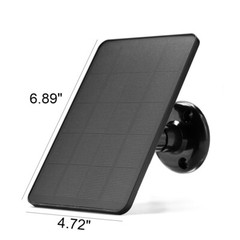 Universal Solar Panel Charger Kit For Ring Spotlight Stick Up Camera Doorbell DC
