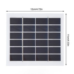 2 Pcs Monocrystalline Solar Plate Lightweight For Indoor And Outdoor Use