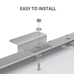 HQST Solar Panel Mounting Brackets with Z Bracket, 1 sets of mount brackets
