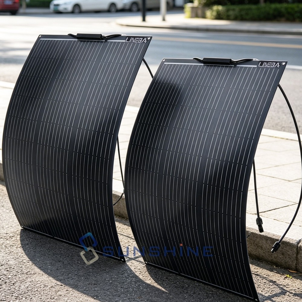 200W 18V Solar Panel Mono N-Type 18BB PV Off-Grid for Home Battery Power System