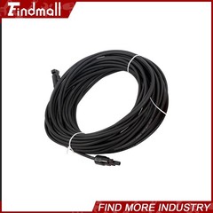 Findmall Red+Black W/ M4 Connector Solar Panel Wire Cable Weatherproof 20M 4mm²