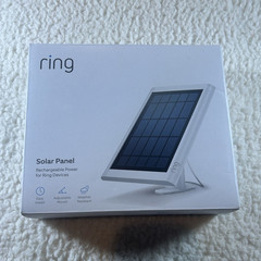 Ring Solar Panel for Ring Devices Adjustable Mount Weather Resistant