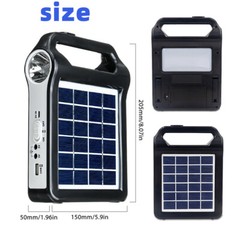 Solar Generator Panel Power Bank Outlet Camping Emergency Portable Power Station