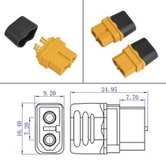 10AWG 2FT XT60 Solar Cable 2 10 25 35 50 75 100FT XT60 Extension Cable