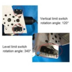 DC Dual-axis Gimbal For Solar Tracking Monitor Large Load High Torque X/ Y-axis