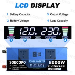 8000w 110v Solar Full Kit Inverter 300W Solar Panel Home 100A Controller