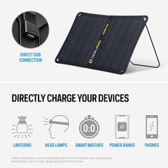 Goal Zero Nomad 20 20W Foldable Solar Panel Charger – Black (11910)