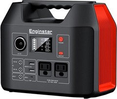 Portable Power Station,300W Solar Generator 110V 296Wh Power Bank Two Pure Sine