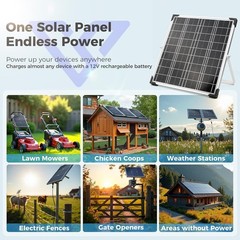 Waterproof 20W Solar Battery Charger – Smart MPPT for RVs & Motorcycles