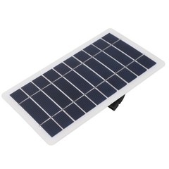 5W Solar Panel Charger High Efficiency USB Charger For Outdoor Use Monocrystalli