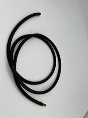 Black 4 gauge AWG industrial flexible welding / battery cable