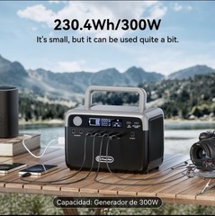 Estacion De Energia 300W Portatil Generador Solar Portable Power Station Acampar