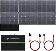 SP039 600W Portable Solar Panel, Foldable Solar Charger with 24% High Efficiency