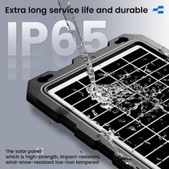 9W Solar Battery Trickle Charger Maintainer – 12V Waterproof Panel Kit for Car,