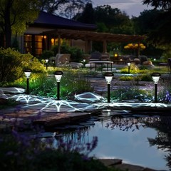 GIGALUMI 8 Pack Solar Lights Outdoor Waterproof, Solar Garden Lights | Outdoo…