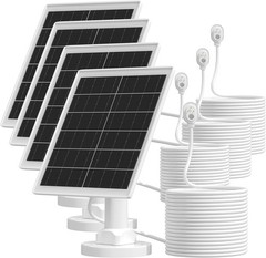High-Efficiency Solar Panel Charger with 13.1ft Cable for Arlo Security Cameras