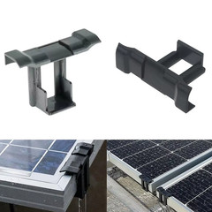 20Pcs Solar Panel Water Drainage Clips Photovoltaic Panel Water Drained Away Cli