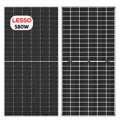 580W Lesso N-Type TopCon Bifacial Solar Panels Wholesale Truckload