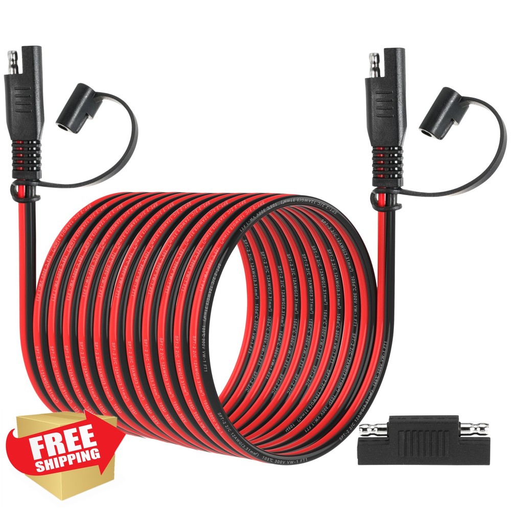 unrulysoul 25FT 12AWG SAE Extension Cable Harness