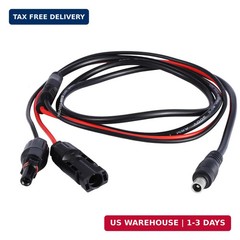 Jackery Solar Connector to DC8020 Extension Cable for Solarpanel Charging, Compa