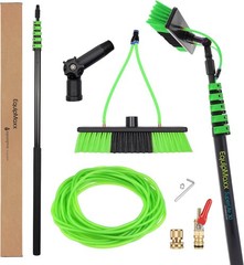 30FT Water Fed Cleaning Pole for Windows & Solar Panels – Lightweight Aluminum